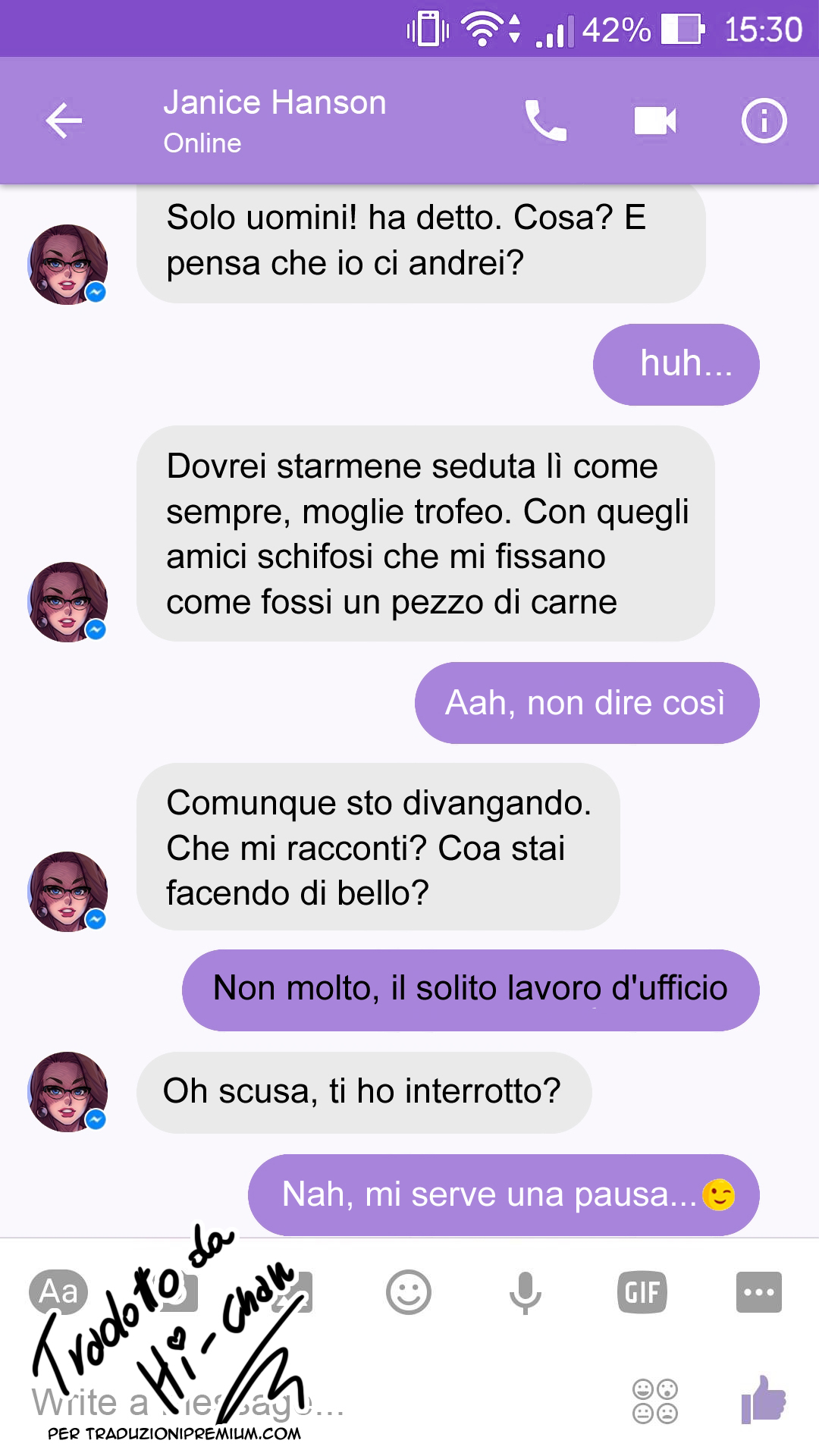 Chat porno italiana