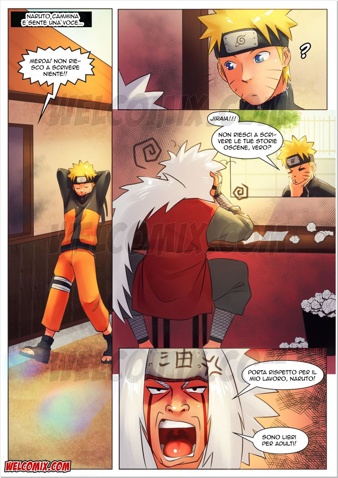 Naruto lost in a wave of intense sensation